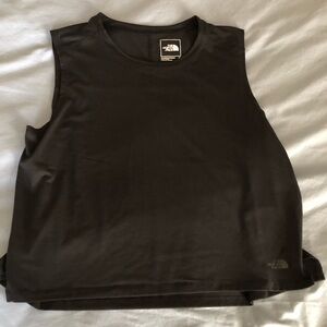 The north face black tank top womens size XL sleeveless shirt